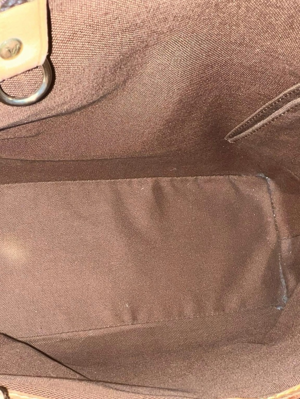 Cabas Piano Monogram Canvas Tote Bag in Brown - Picture 8 of 11